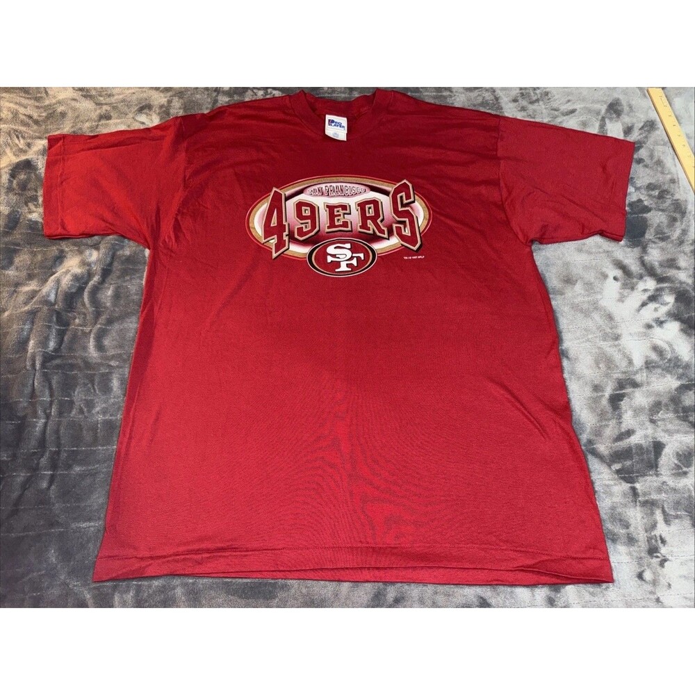 Vintage 90s NFL San Francisco 49ers Pro Player T-Shirt Made in USA Men’s 2XL